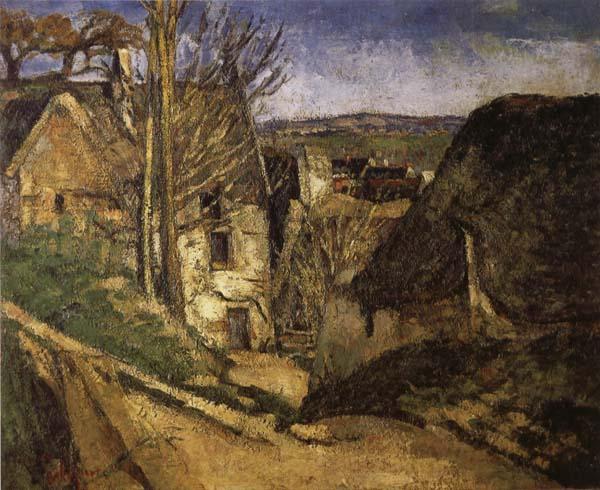 Paul Cezanne The House of the Hanged Man at Auvers France oil painting art